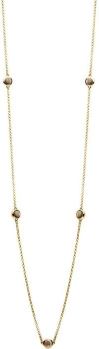 Casa Jewelry Collier Pom Grey - Goud Verguld