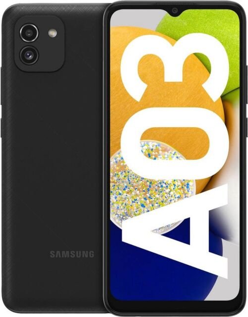 Samsung Galaxy A03 (2022) - 64GB -Zwart