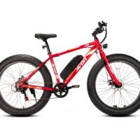 Avon X6 250w E-bike Fatbike 250w Motor 26 Inch Rood Gratis Rijklaar Bezorgd