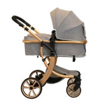 Bellaby Nieuwe Luxe Kinderwagen 2 In 1 Grijs