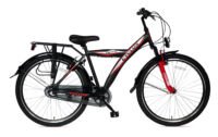 Cyclux Astro Jongensfiets 24 Inch N3 Zwart Rood