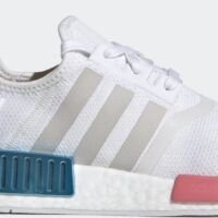 adidas NMD_R1 W Dames Sneakers - 40 - Ftwr White/Grey One/Hazy Rose