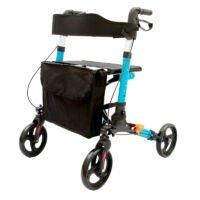 Hbs Ds00581-b Lichtgewicht Rollator - Opvouwbaar - Inclusief Rollatortas