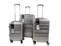 Libiao A07 Kofferset 3 Delig - 85l & 50l & 30l - Zilver Grijs