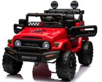 Toyota Fj Cruiser Licensed Elektrische Kinderauto 12 Volt Met Afstandbediening Rood