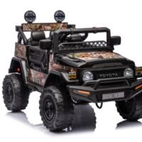 Toyota Fj Cruiser Licensed Elektrische Kinderauto 12 Volt Met Afstandbediening Zwart