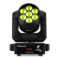 Retourdeal - BeamZ Cobra 720 Wash Moving Head 7x 20 Watt met Zoom