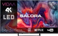 Salora FOD43UV - 43 Inch - Smart TV - 4K Ultra HD - 2023 - VIDAA - Smart 43 inch tv