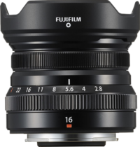 Fujifilm XF 16mm f/2.8 R Zwart