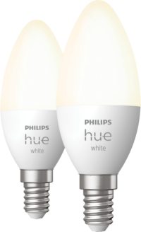 Philips Hue Kaarslamp White E14 Duo pack