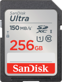 SanDisk SDXC Ultra 256GB 150mb/s