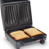 Fritel SW 1451 - Tostiapparaat/croquetoestel 1400W + bakoppervlak 22x29cm