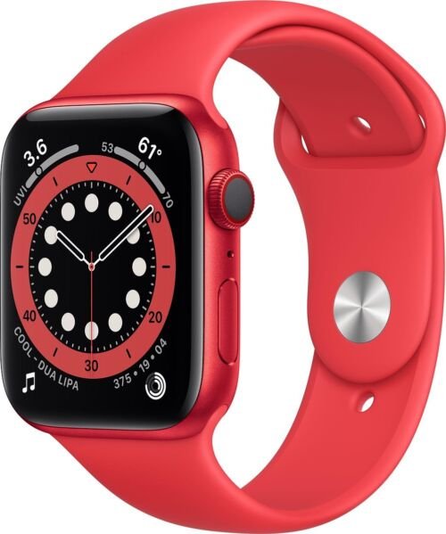 Apple Watch S6 Alu 44mm Red (Bracelet Red) LTE iOS