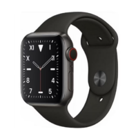 Apple Watch Series 5 44mm Cellular Titanium (Simlockvrij) - Zwart