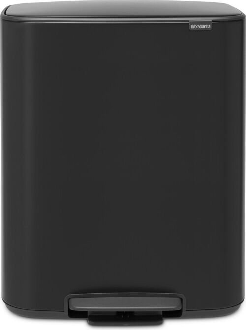 Brabantia Bo Prullenbak - 60 liter - Matt Black