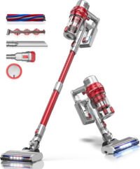 BuTure - JR100 - 26000PA - Cordless Vacuum Cleaner - Snoerloze Steelstofzuiger