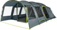 Coleman Vail 6L tunneltent - familietent 6 persoons - XXL slaapcabines - drempelloze entree - Grijs/Groen