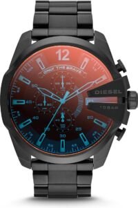 Diesel Mega Chief DZ4318 Herenhorloge 51 mm - Zwart