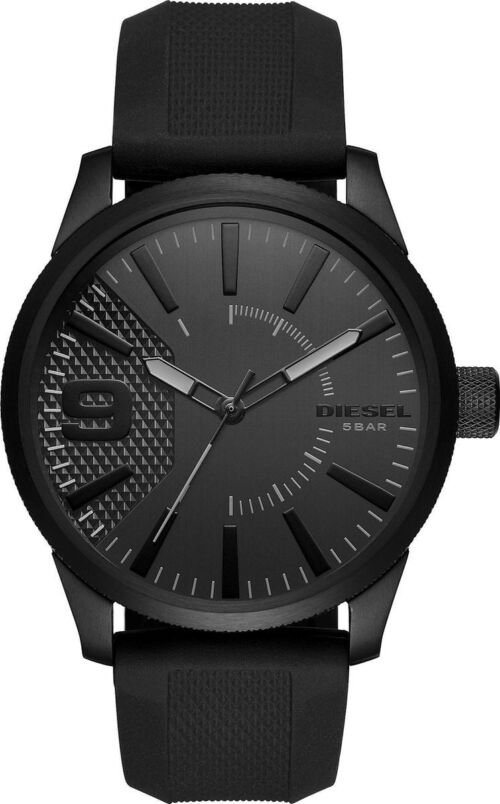 Diesel Rasp DZ1807 Herenhorloge 46 mm - Zwart