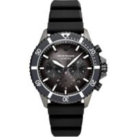 Emporio Armani Diver AR11515 Horloge - Siliconen - Zwart -Ø 43 mm