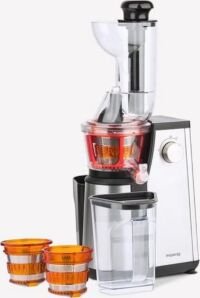 H.Koenig GSX24 - Citruspers/sapmaker - Slowjuicer - 400 W Zwart - Roestvrijstaal