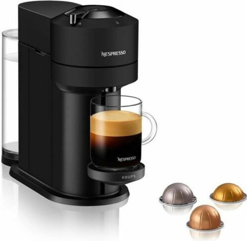 Krups Nespresso YY4606FD Virtue Next Coffee Machine + Discovery Box 12 capsules