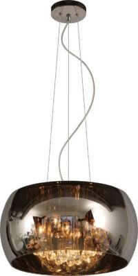 Lucide PEARL - Hanglamp -Ø 40 cm - 5xG9 - Chroom