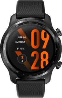 TicWatch Pro 3 Ultra GPS Smartwatch 48mm Qualcomm 4100+ Wear OS Dual Display 1G RAM en 8G ROM Bluetooth 5.0