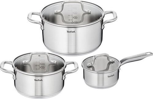 Tefal H816S6 Infinite 6-delige pannenset steelpan 16 cm