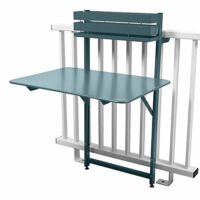 Fermob Folding Balcony Table Steel Height 115 cm Bistro Grey Storm