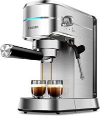 FRESKO Macchina da Caffè Espresso Manuale e Cappuccino