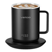 VSITOO - S3 - Zelfverwarmende Mok - 10 oz - Handmatig en app-gestuurd