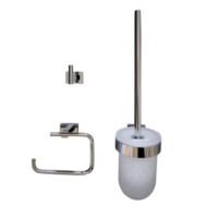 GROHE Essentials Cube Accessoireset - Toiletrolhouder - Toiletborstelset - Haak