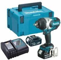 Makita DTW1002RTJ 18V Li-Ion Accu Slagmoersleutel Set (2x 5.0Ah Accu) In Mbox - 1050Nm - 1/2"- Koolborstelloos