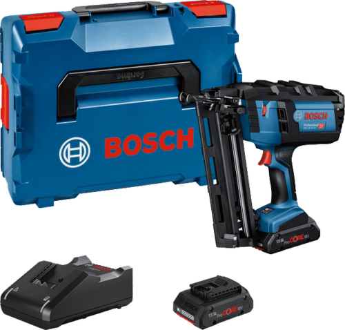 Bosch GNH 18V-64 M 18V Li-ion Accu Tacker Set (2x 4