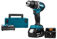 Makita DHP484RTJ 18V Li-Ion Accu Klopboor- /schroefmachine Set (2x 5.0Ah Accu) In Mbox - Koolborstelloos