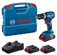 Bosch GSB18V-45 18V Li-ion Accu Schroefboormachine Set (3x 4Ah Accu) In L-Case - 45Nm