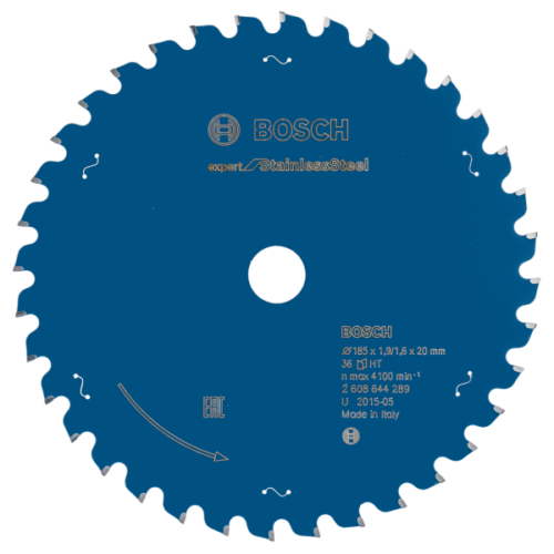Bosch 2608644289 Expert Cirkelzaagblad - 185 X 20 X 36T - RVS - Carbide
