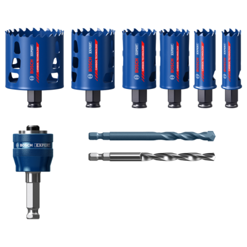 Bosch 2608900446 9-delige Gatzagenset - Expert Tough Material Universal - 22-68mm
