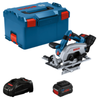 Bosch GKS 18V-57-2 L 18V Li-ion Accu Cirkelzaag Set (2x 5.5Ah) In L-Boxx - 165 Mm