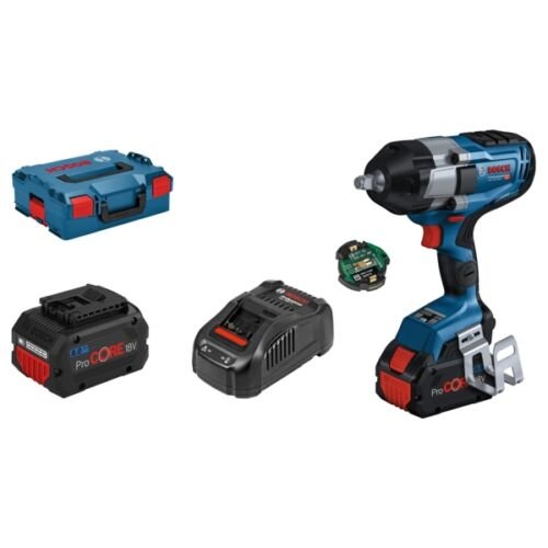 Bosch GDS 18V-1000 C 18V Li-Ion Accu BiTurbo Slagmoeraanzetter Set (2x 8