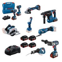 Bosch 8 Toolkit 18V 8-delige Accu Combiset (4x 5