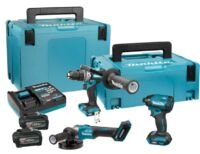 Makita DK400NX 40V Max Li-ion Accu 3-Delige Combiset (2x 4.0Ah Accu) In Mbox