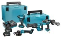 Makita DK401NX 40V Max Li-ion Accu 4-Delige Combiset (2x 4.0Ah Accu) In Mbox