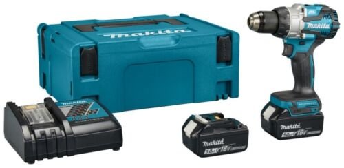 Makita DHP489RTJ LXT 18 V Li-ion Accu Klopboor- /schroefmachine Set (2x 5