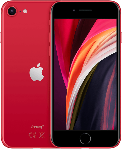 Apple iPhone SE (2020) 64GB (usb-C kabel) Rood