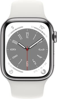 Apple Watch Series 8 - 4G - 45mm - Zilver Roestvrijstaal