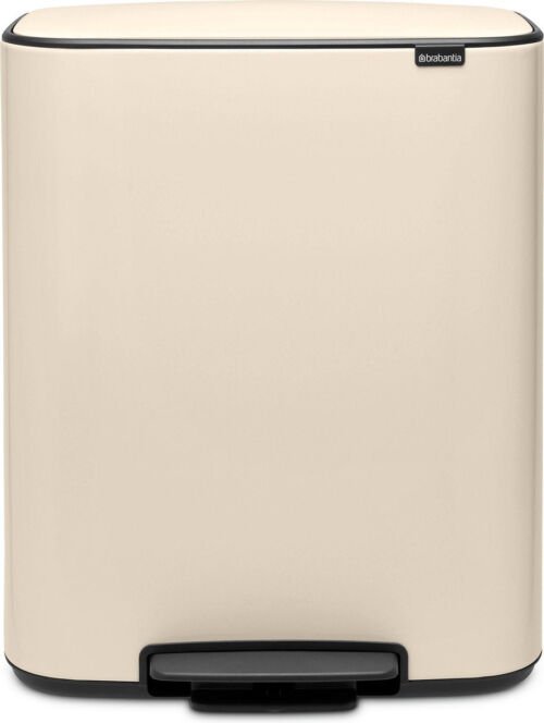 Brabantia Bo Prullenbak - 60 liter - Soft Beige