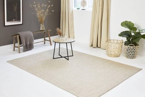 Camel wollen vloerkleed (160 x 230 cm)