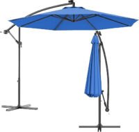 Coast Led-zweefparasol -Ø300cm - UV Bestendig&Waterafstotend - Donkerblauw